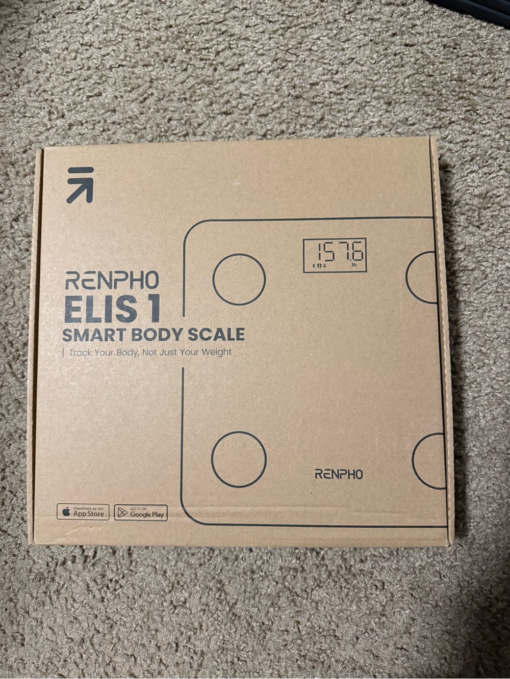 RENPHO ELIS 1 Smart Body Scale - Kraft Brown Packaging